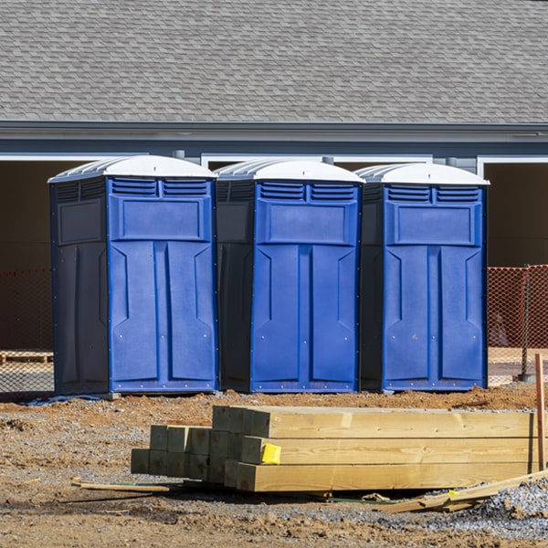 do you offer hand sanitizer dispensers inside the porta potties in Pyrites NY